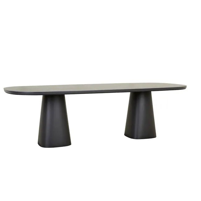Valencia Dining Table - Charcoal Stone
