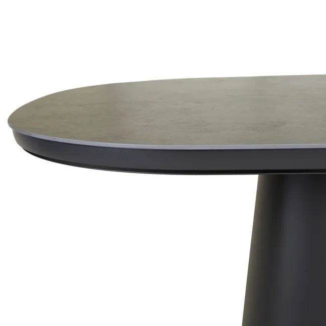 Valencia Dining Table - Charcoal Stone