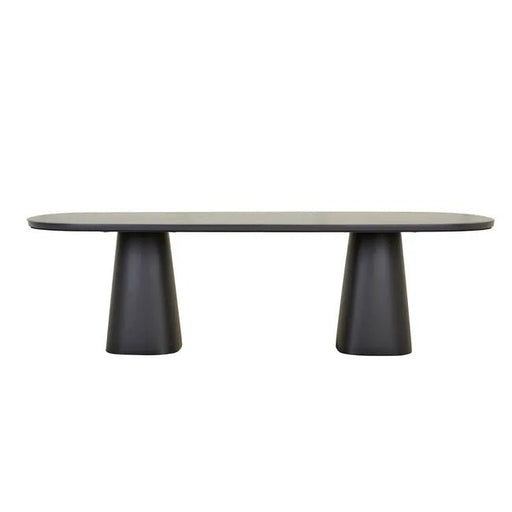Valencia Dining Table - Charcoal Stone