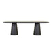 Valencia Dining Table - Charcoal Stone