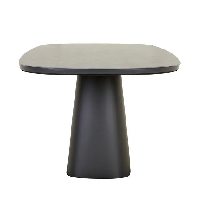 Valencia Dining Table - Charcoal Stone