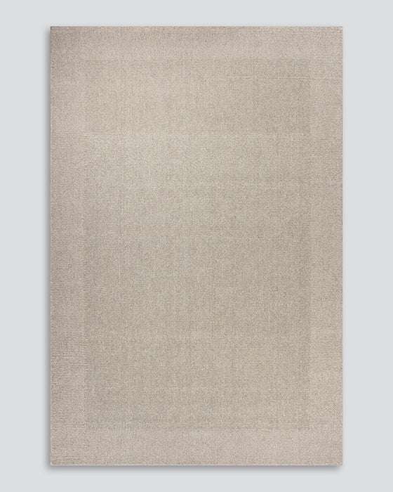 Vermont Floor Rug in Driftwood, the whole rug shown flat on a plain background