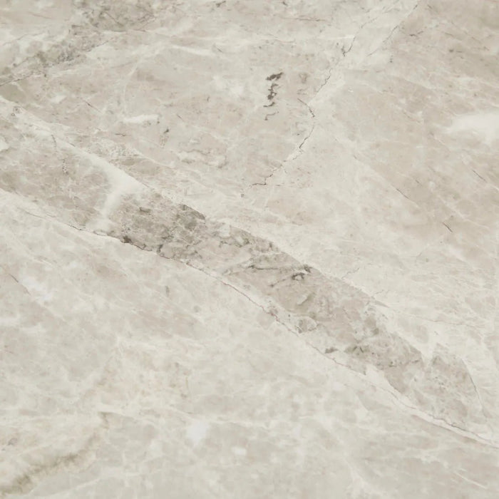 Willa Marble Coffee Table - Grey Marble - Light Oak
