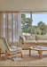 Willa Marble Coffee Table - Natural Travertine - Light Oak