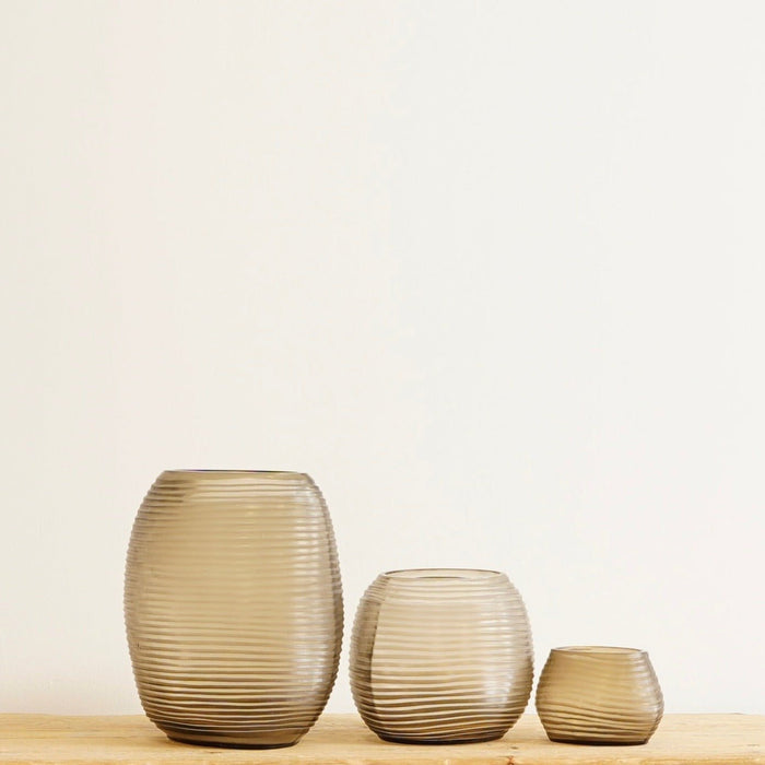 Adele Hand-Cut Glass Vase