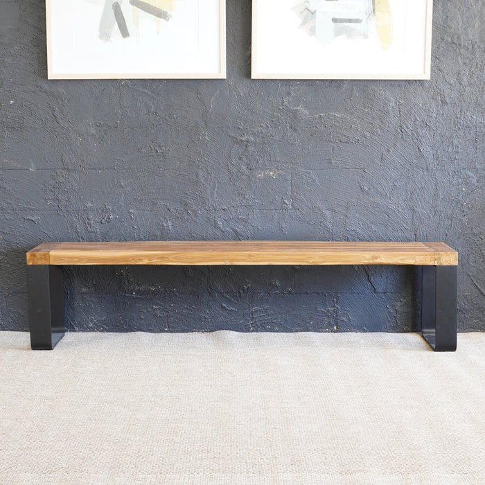 Amzi Teak Table & Benches