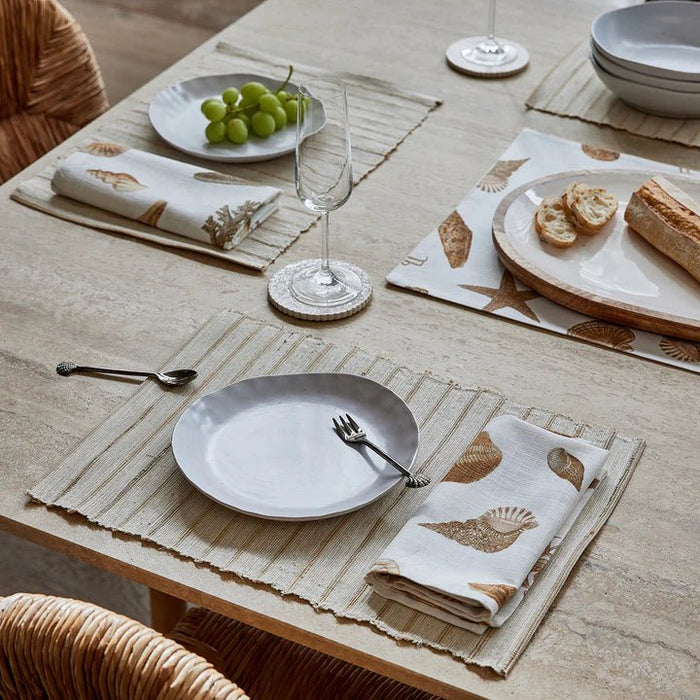 Artisanal Weave Natural Dining Mat
