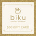 Biku $50 Gift Card