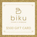 Biku $500 Gift Card