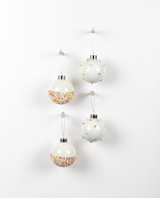 Carousel Hanging Glass Bauble - sprinkle dip