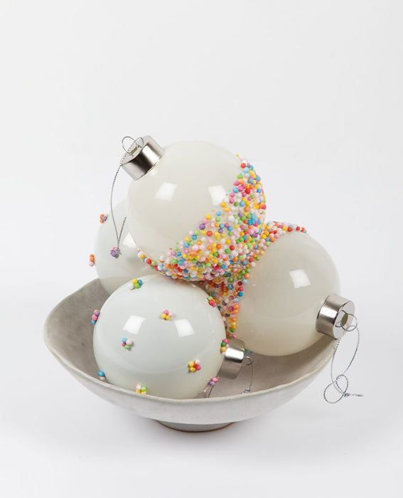 Carousel Hanging Glass Bauble - sprinkle dip