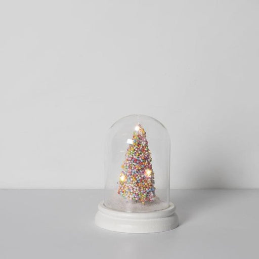 Carousel LED Sprinkle Tree Snowdome