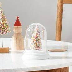 Carousel LED Sprinkle Tree Snowdome