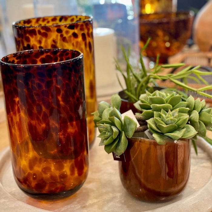 Cinder Glass Vase