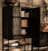 dBodhi Karma Charcoal Cabinet 2 Doors 1 Open Rack