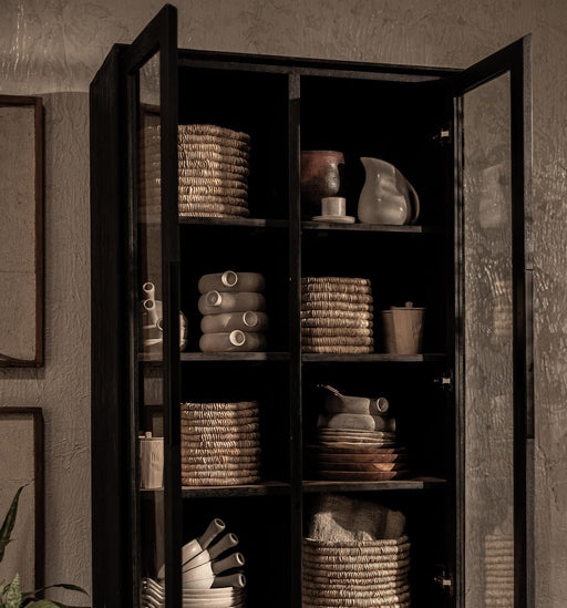 dBodhi Karma Charcoal Cabinet 2 Glass Doors