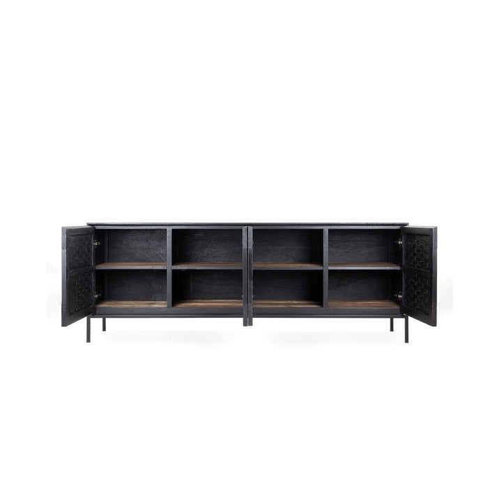 dBodhi Karma Charcoal Low Dresser 4 Doors