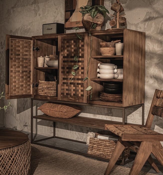 dBodhi Karma Pure Cabinet 2 Doors 3 Shelves 1 Open Rack