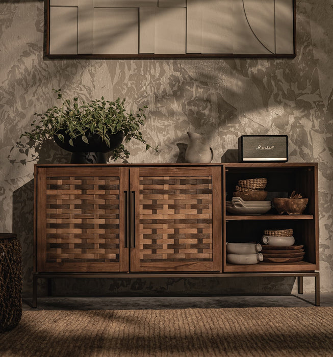 dBodhi Karma Pure Low Dresser 2 Doors 2 Shelves Leftside