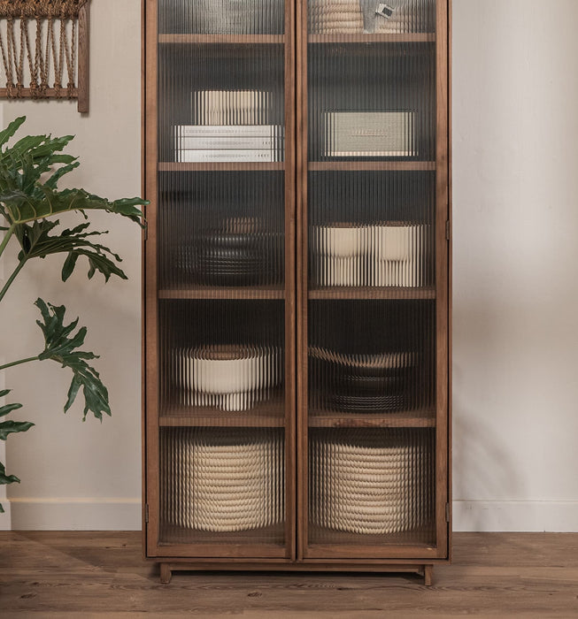 dBodhi Motion Display Cabinet 2 Textured Glass Doors