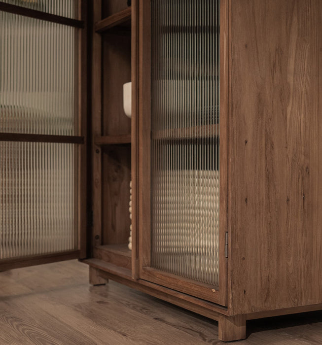 dBodhi Motion Display Cabinet 2 Textured Glass Doors