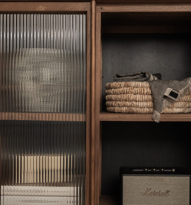 dBodhi Motion Display Cabinet 2 Textured Glass Doors