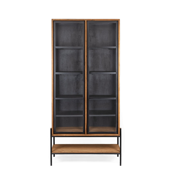dBodhi Outline Cabinet 2 Glass Doors 1 Open Rack