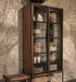 dBodhi Outline Cabinet 2 Glass Doors 1 Open Rack