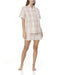 DINAH PINK CHECK SHORT PJ