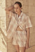 DINAH PINK CHECK SHORT PJ
