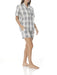 EMILY GREY CHECK SHORT PJ SET