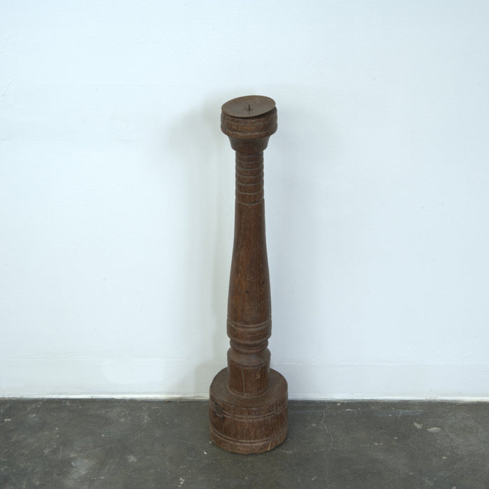 Indian Wooden Candle Stand