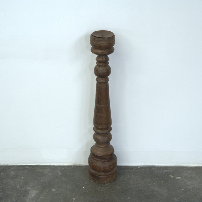 Indian Wooden Candle Stand