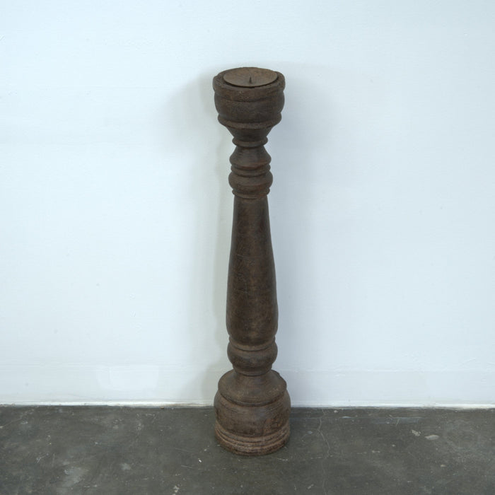 Indian Wooden Candle Stand