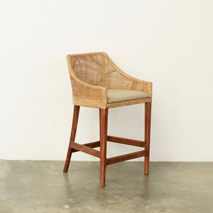 Michigan Rattan Stool