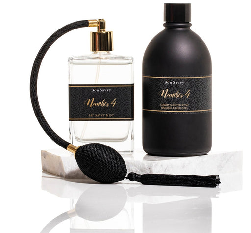 Noir - Luxury Number 4 Scented Lingerie & Delicates Wash with Matching Fragrance Set