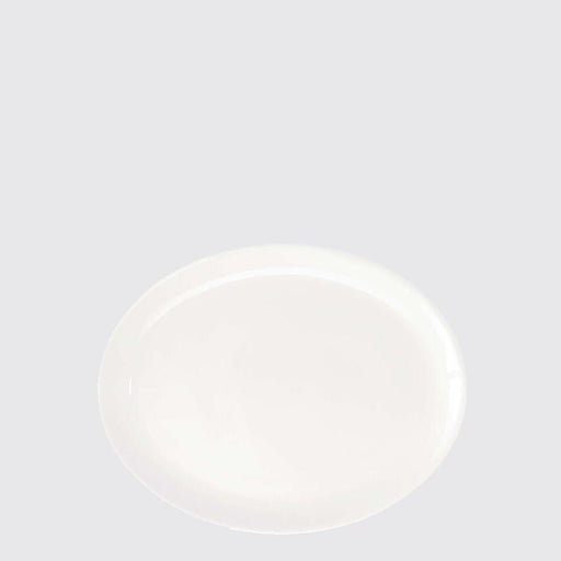 Oval platter white - small
