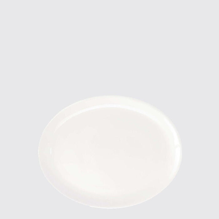 Oval platter white - small