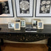 Prisha Marble and Timber Console