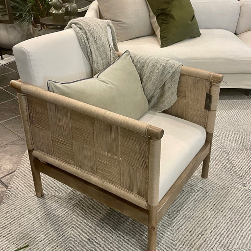 Sabela Jute & Mango Wood Occasional Chair