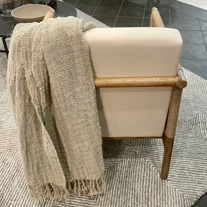 Sabela Jute & Mango Wood Occasional Chair