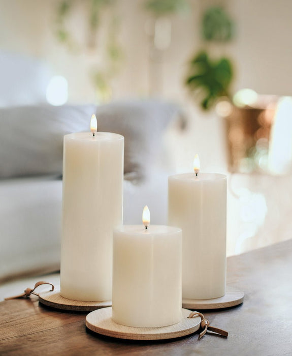 Uyuni Flameless Pillar Candle - Single Wick