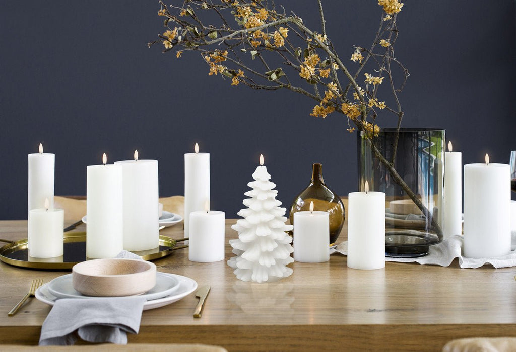 Uyuni Flameless Pillar Candle - Single Wick