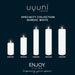 Uyuni Flameless Pillar Candle - Single Wick
