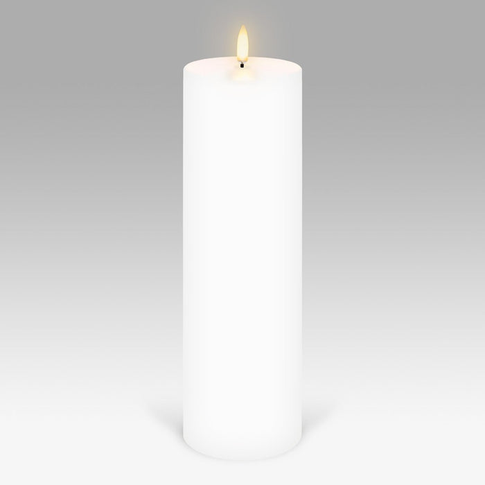 Uyuni Flameless Pillar Candle - Single Wick