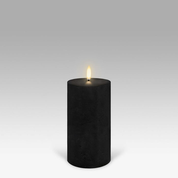 Uyuni Flameless Textured Pillar Candle