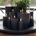 Uyuni Flameless Textured Pillar Candle