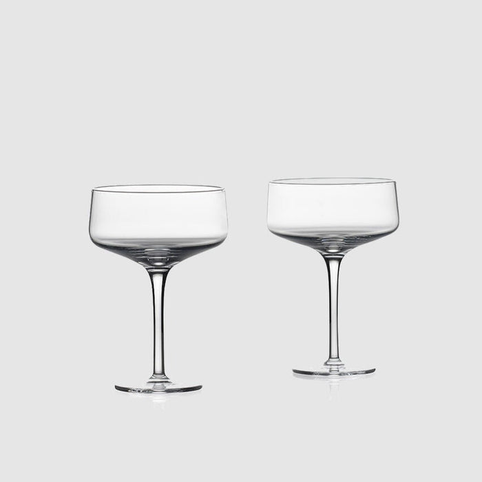 Zone cocktail crystal glass set of 2