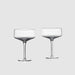 Zone cocktail crystal glass set of 2